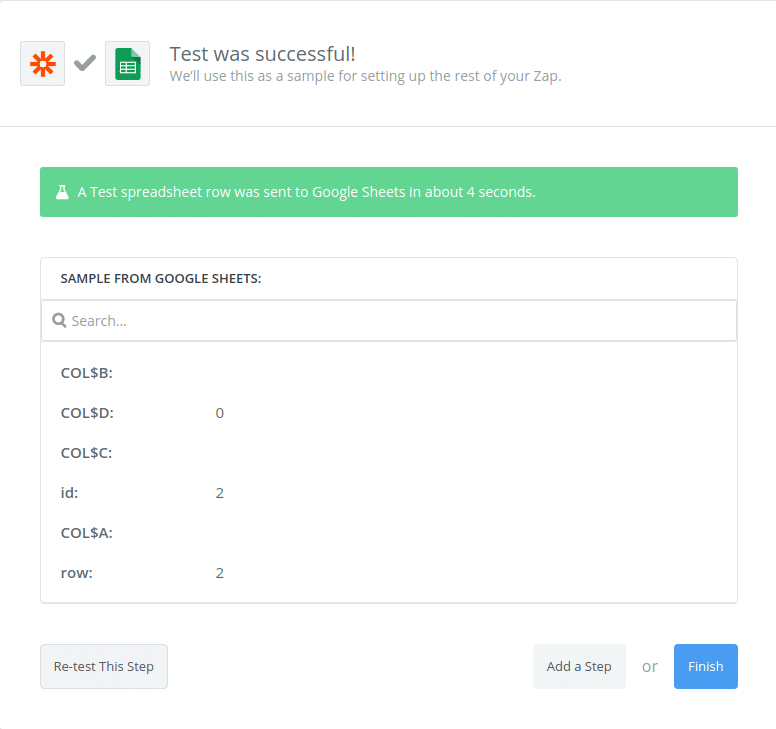 Send-data-to-google-sheets-successfully