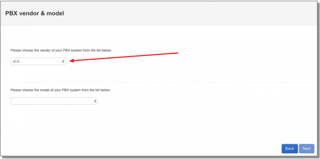 3cx-pbxdom-select-vendor
