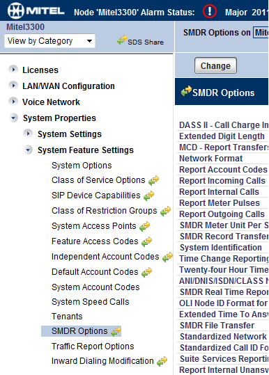 mitel_3300_smdr-setttings